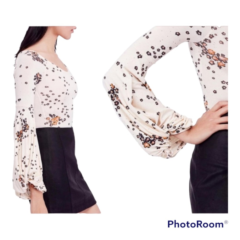 Free People Tea Combo floral top - Picture 8 of 15